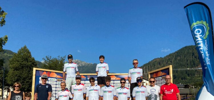 BIKE AND FUN TEAM SUL PODIO DELLA MYTHOS PRIMIERO DOLOMITI MARATHON! DUE LE MAGLIE DA LEADER