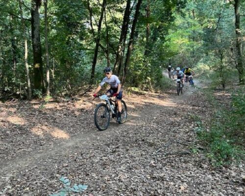 BIKE AND FUN TEAM CALA GLI ASSI PINI E VIOLI, E SBANCA A SALA BAGANZA (PR)